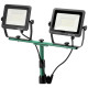 Gradbeni reflektor LED na stojalu 2x50W FLS-100W