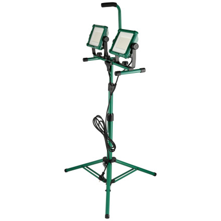 Gradbeni reflektor LED na stojalu 2x100W FLS-200W