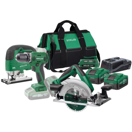 Komplet Aku orodja Stalco ama 4.0Ah S-VOLT