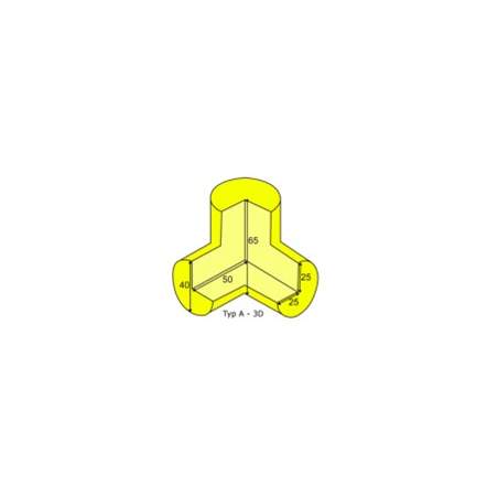 Kotni rob Type A, 3D