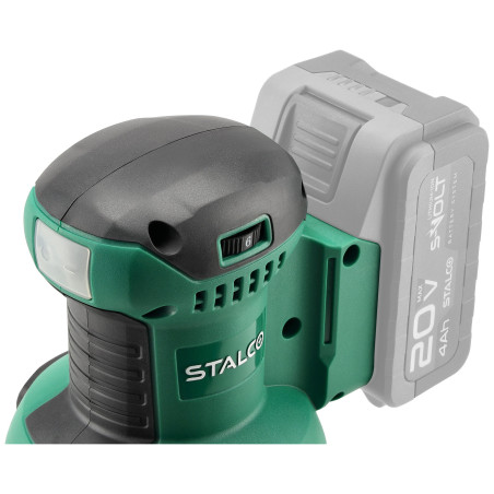 Akumulatorski ekscentrični brusilnik ESS20-125 20V S-VOLT