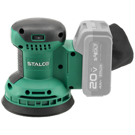 Akumulatorski ekscentrični brusilnik ESS20-125 20V S-VOLT