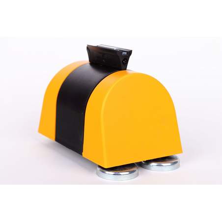 Pregradni opozorilni trak z magneti rumeno/črn