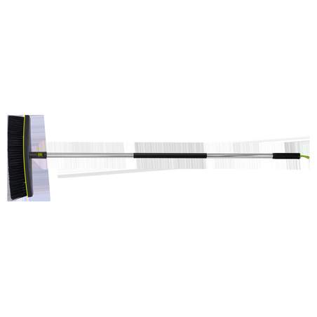 Vrtna krtača 40 cm z aluminijastim ročajem