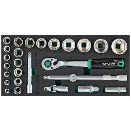 Komplet nasadnih ključev CrV 1/2”