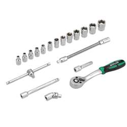Garnitura Nasadnih ključev 1/4" 19kos EVA