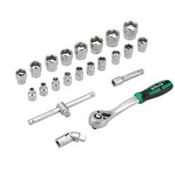 Komplet nasadnih ključev CrV 3/8”