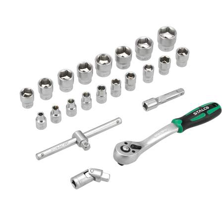 Komplet nasadnih ključev CrV 3/8”