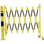 Crash stop raztegljiva zapora 3600 mm rumeno/črna s stebričkom 70x70 mm Crash stop raztegljiva zapora 3600 mm rumeno/črna s stebričkom 70x70 mm