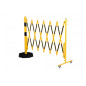 Crash stop raztegljiva zapora s premičim nosilcem 3600 mm rumeno/črn Crash stop raztegljiva zapora s premičim nosilcem 3600 mm rumeno/črn