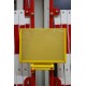 Crash stop raztegljiva zapora 2 x 8000 mm rdeče/bela - set