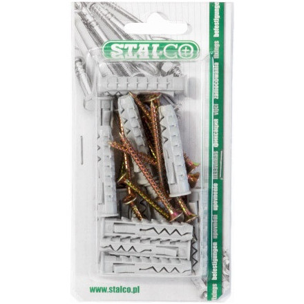 Ekspanzijski vložek z vijakom BR-6/4,0x50, 12 kos