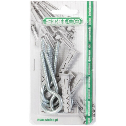 Raztezni vložki s kavljem 8x40 mm, 6 kos