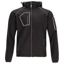 Softshell jakna PHOENIX Črna "3XL"