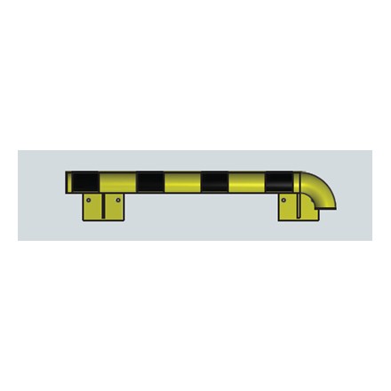 Modularni sistem za zaščito sten – zunanji kot v desno 1000 mm - notranji