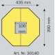 Varnostna zaščita za stebre 100 x 100 mm