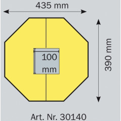 Varnostna zaščita za stebre 100 x 100 mm