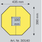Varnostna zaščita za stebre 100 x 100 mm Varnostna zaščita za stebre 100 x 100 mm