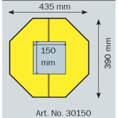Varnostna zaščita za stebre 100 x 100 mm