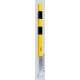 Zaščitni stebriček za vbetoniranje, 70x70 mm - rumeno/črn