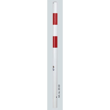 Zaščitni stebriček za vbetoniranje, Ø 60 mm, rdeče/bel