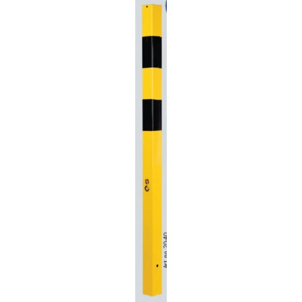 Zaščitni stebriček za vbetoniranje, 70x70 mm, rumeno/črn