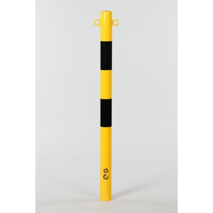 Zaščitni stebriček z ušesi, Ø 60 mm, rumeno/črn
