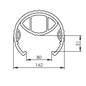 Plastični ščitnik za regale 162 x 144 x 600 mm Plastični ščitnik za regale 162 x 144 x 600 mm
