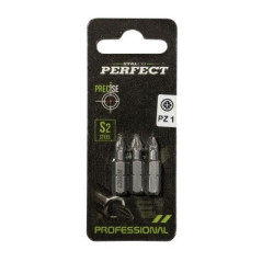 Bit 1/4" PZ2 25mm, 3 kos