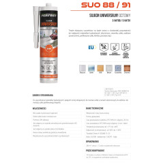 Univerzalni silikon - Acetat 280 ml, Bel
