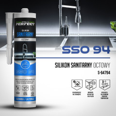 Sanitarni silikon-Acetat 280 ml, Bel