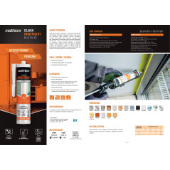 Univerzalni nevtralni silikon 280 ml, Bel