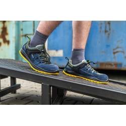 Usnjeni delovni sandali JOKER O1 Modri št. 45