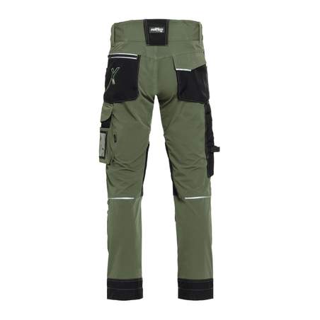 Hlače PROFESSIONAL STRETCH LINE Olivne "S"