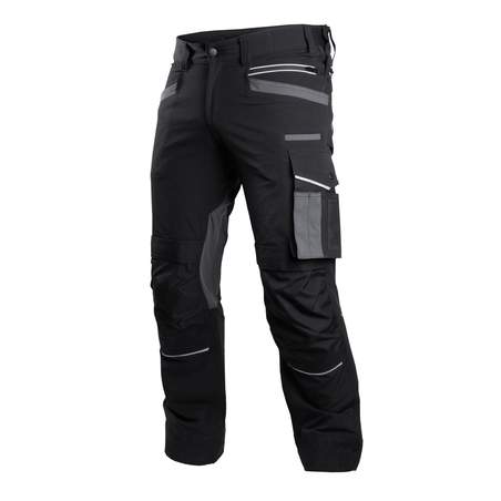 Hlače PROFESSIONAL STRETCH LINE Črne "3XL"