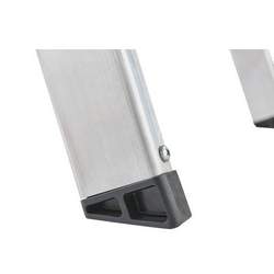 Prostostoječa aluminijasta lestev Hobby - delovna višina 2,7 m