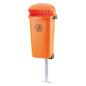 Zunanji plastični koš - oranžen Zunanji plastični koš - oranžen