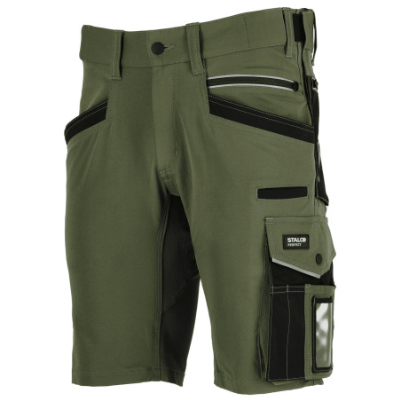 Kratke Hlače PROFESSIONAL STRETCH LINE Olivne "3XL"