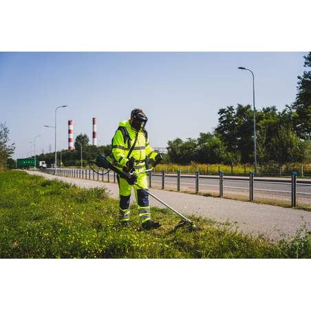 Delovne hlače Z Naramnicami BASIC NEON LINE Oranžne "4XL"