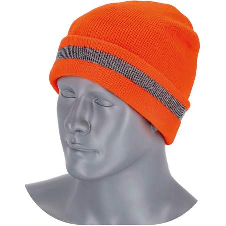 Odsevna kapa FLUO oranžna velikost 54-62