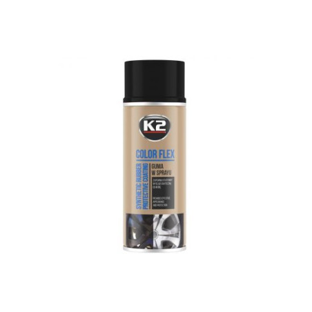 K2 Color Flex 400 ml - črna sijaj