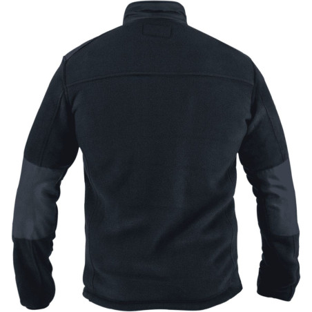 Moška flis Jakna OXFORD Črna "4XL"