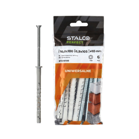 Vložek z vijakom T25 TXS 8x140 mm (paket 6 kos)