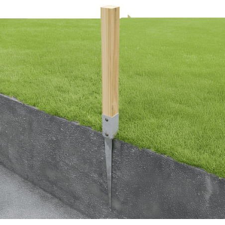 Nosilec za lesene stebričke 101x101x150 mm, 750 mm