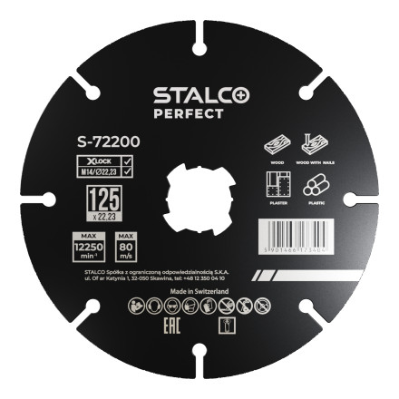 Karbidni rezalni disk X-LOCK M14/d-22.23mm, 12250 vrt/min