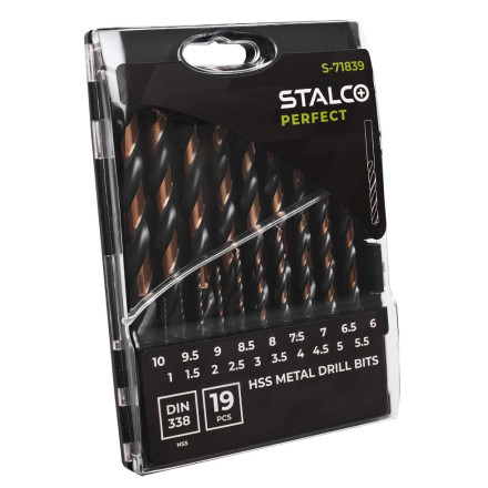 Garnitura HSS svedrov za kovino - 19 kos.'