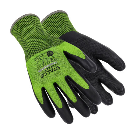 Rokavice PU z lateks prevleko, M-8