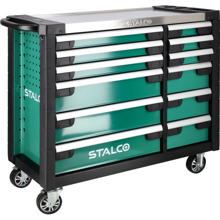 Voziček z orodjem 12 predalov - 207 kos orodja