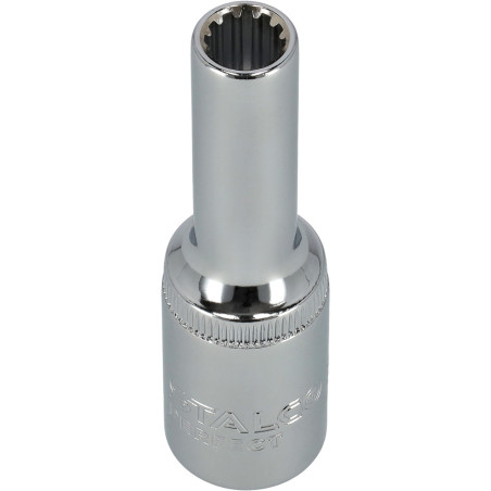 Globok nasadni ključ SPLINE 1/2'' CrV 9mm
