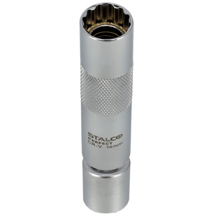 12-kotni ključ za svečke z magnetom 3/8'' CRV 14 mm